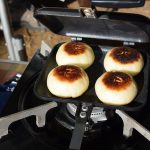 漫画・アニメゆるキャンのホットサンド豚まん(肉まん)をキャンプの朝ごはんで作ってみたよ!