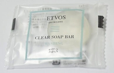ミネラルファンデーション：エトヴォス(ETVOS)：お試しトライアルセットの石鹸