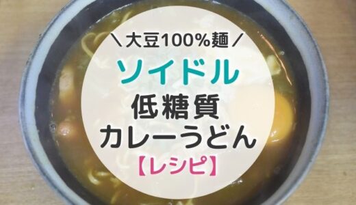 【レシピ】大豆麺ソイドルで作るカレーうどんがめっちゃ美味しかった【写真つき】