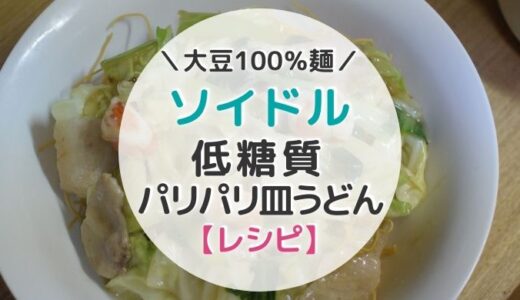 【レシピ】大豆麺ソイドル1番おいしい食べ方「皿うどん」【写真つき】